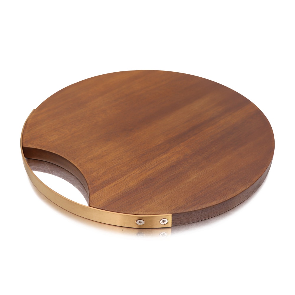 Circular Wooden Cheese Board