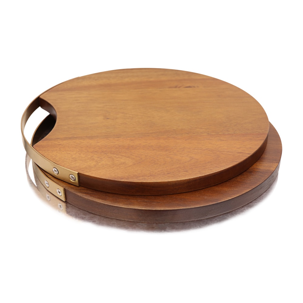 Circular Wooden Cheese Board