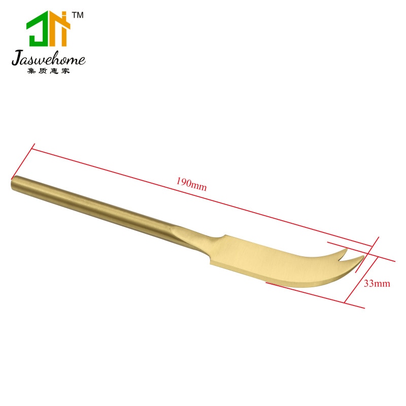 3pc Gold Plated Cheese knife set
