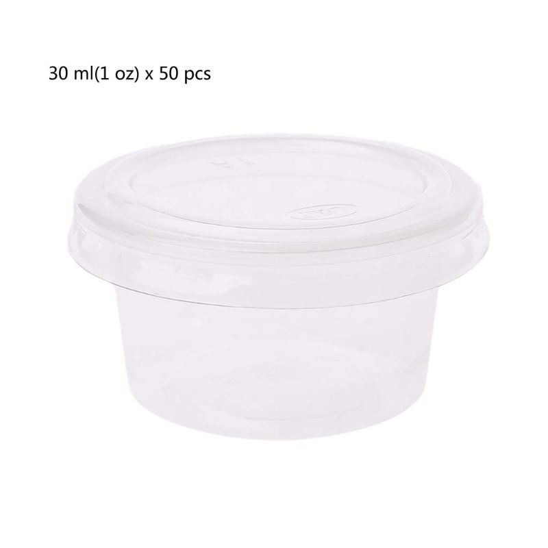 Jello Shot Cups Jello Shot Cups with Lids Disposable Condiment Cups 150 Sets-1oz 