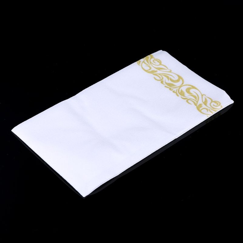 Disposable Hand Towels & Decorative Bathroom Napkins | Soft and Absorbent Linen-Feel Paper Guest Towels for Kitchen, Parties