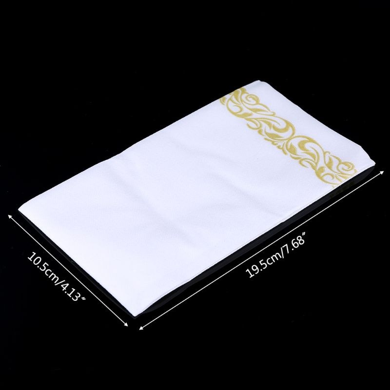 Disposable Hand Towels & Decorative Bathroom Napkins | Soft and Absorbent Linen-Feel Paper Guest Towels for Kitchen, Parties