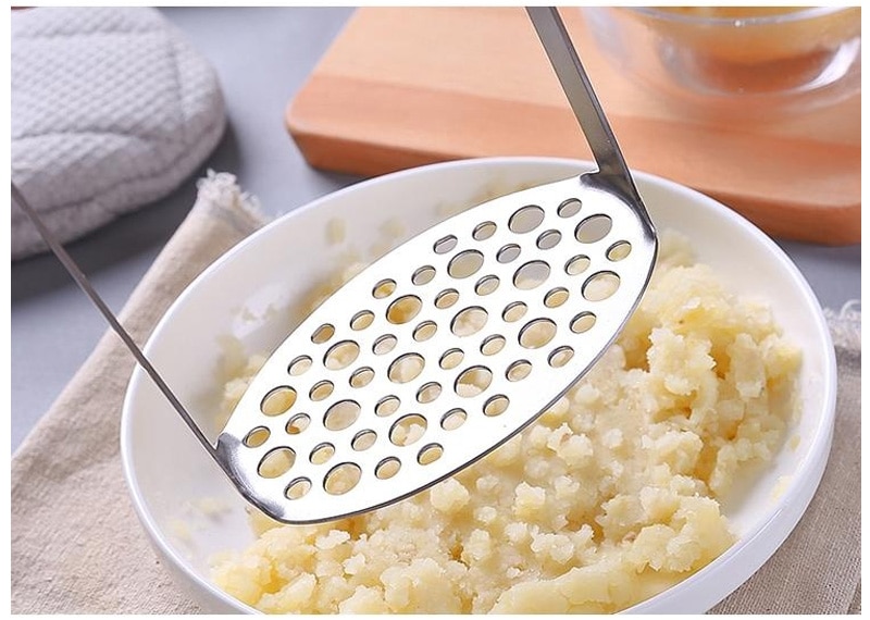 Stainless Steel Potato Masher with Handle