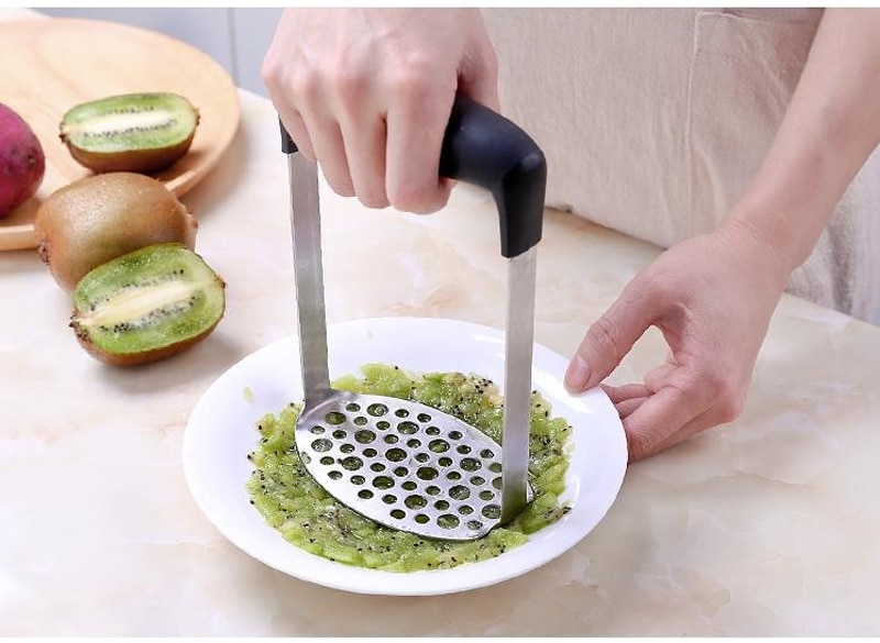 Stainless Steel Potato Masher with Handle