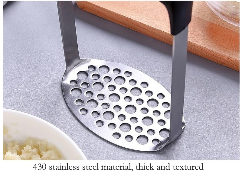 Stainless Steel Potato Masher with Handle