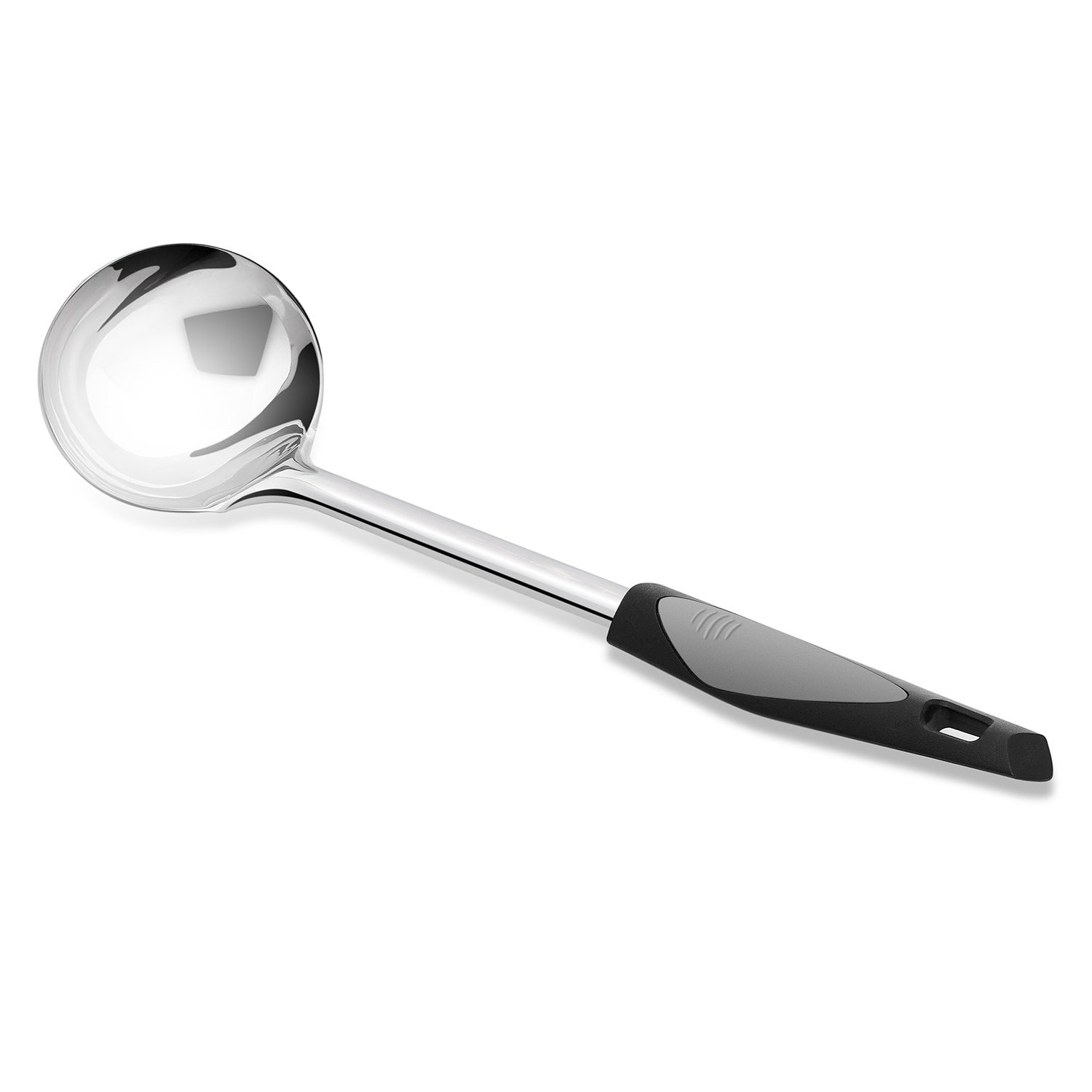 Large Stainless Steel Ladle with Grip