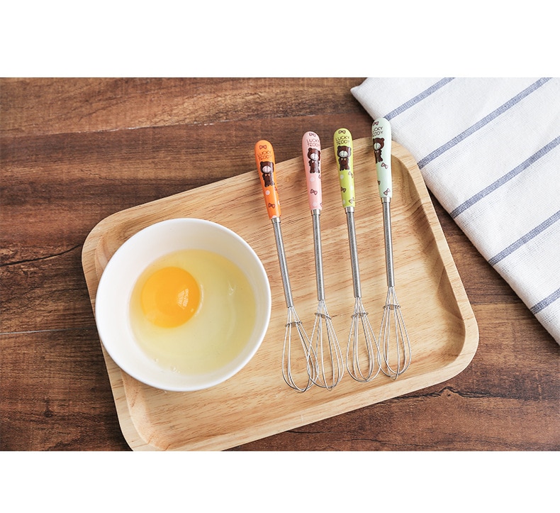 1Pcs Mini Handle Stirrer Whisk Coffee Milk Drink Practical egg Mixer Nozzle Foamer Kitchen Cooking small tools